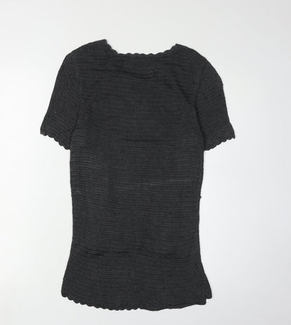 Womens UK Size S Jacques Vert Black  Blouse