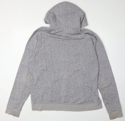 Mens UK Size L Nike Grey Pullover Hoodie