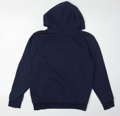 FILA Boys Blue Pullover Hoodie Size 13-14 Years With Logo