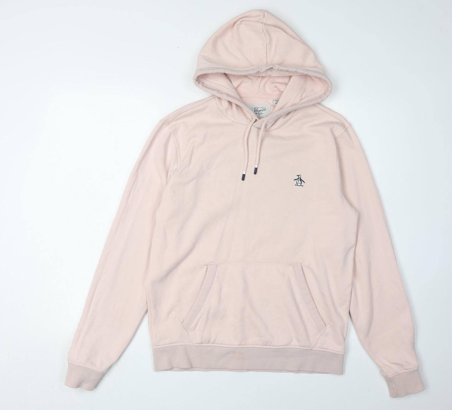 Penguin Unisex Pink XS Pullover Hoodie with Logo