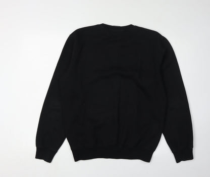 Mens UK Size S Champion Black Pullover Sweatshirt