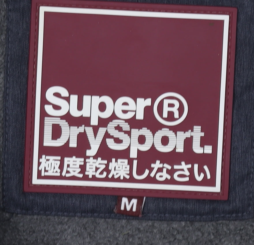 Womens UK Size M Superdry Black Puffer Jacket