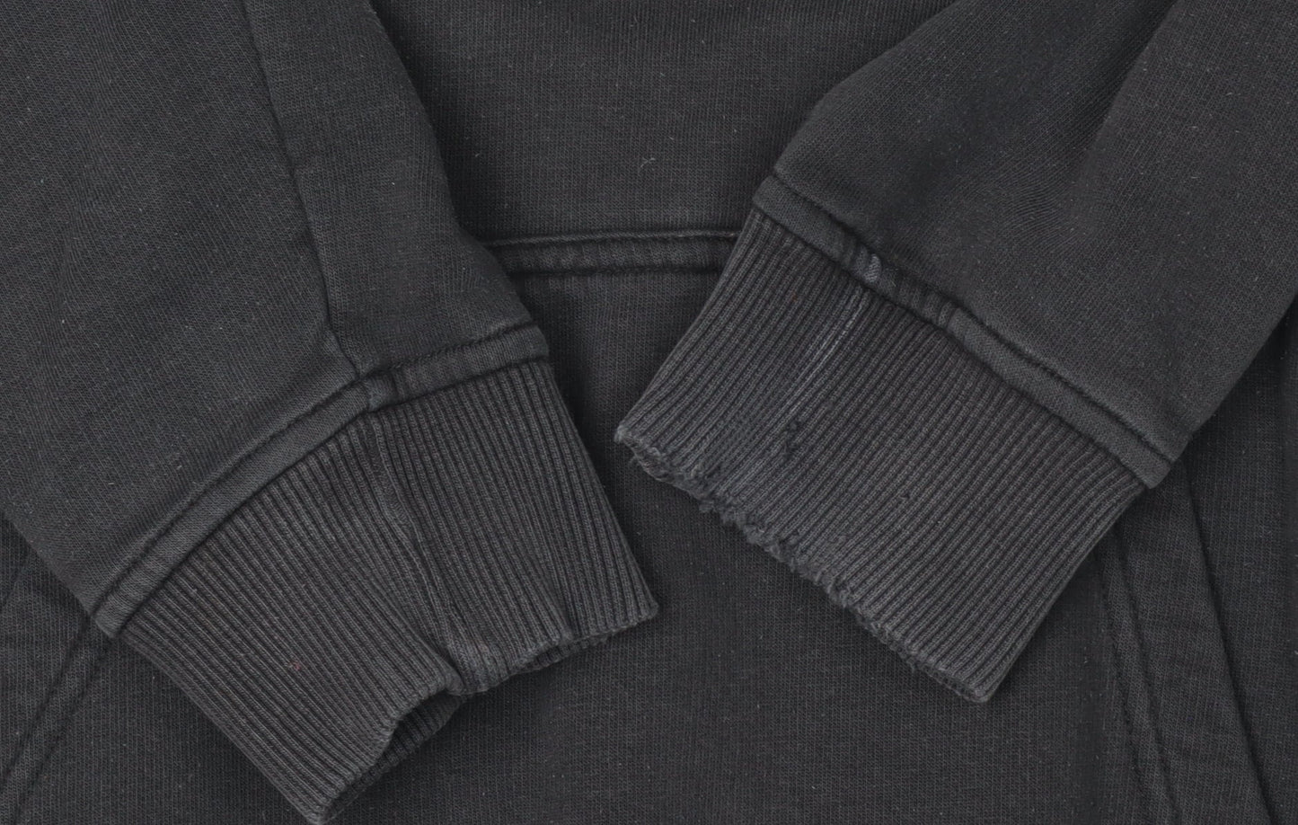 Adidas Men's Black Graphic Hoodie Medium