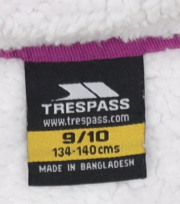 Trespass Girls Purple Full Zip Hoodie 9-10 Years