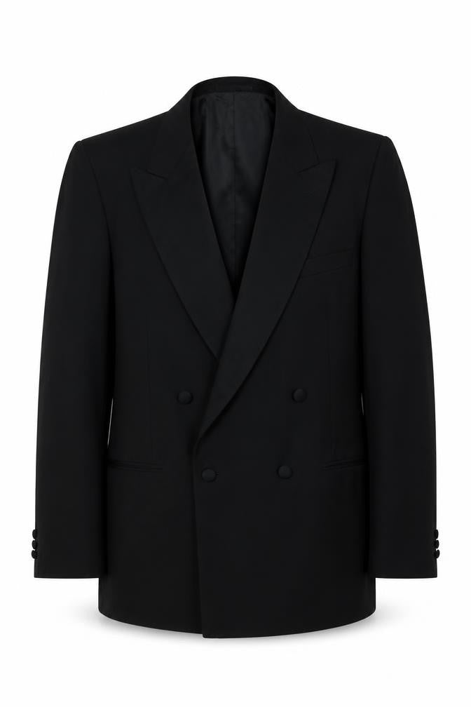 Mens UK Size 42 Austin Reed Regular Black Suit Tuxedo