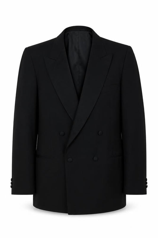 Mens UK Size 42 Austin Reed Regular Black Suit Tuxedo