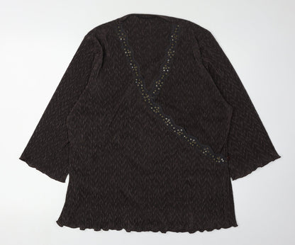 Womens UK Size XL Windsmoor Black  Blouse