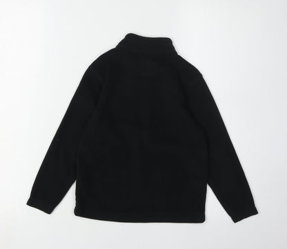 Regatta Boys' Black Fleece 1/2 Zip Sweatshirt 5-6 Years