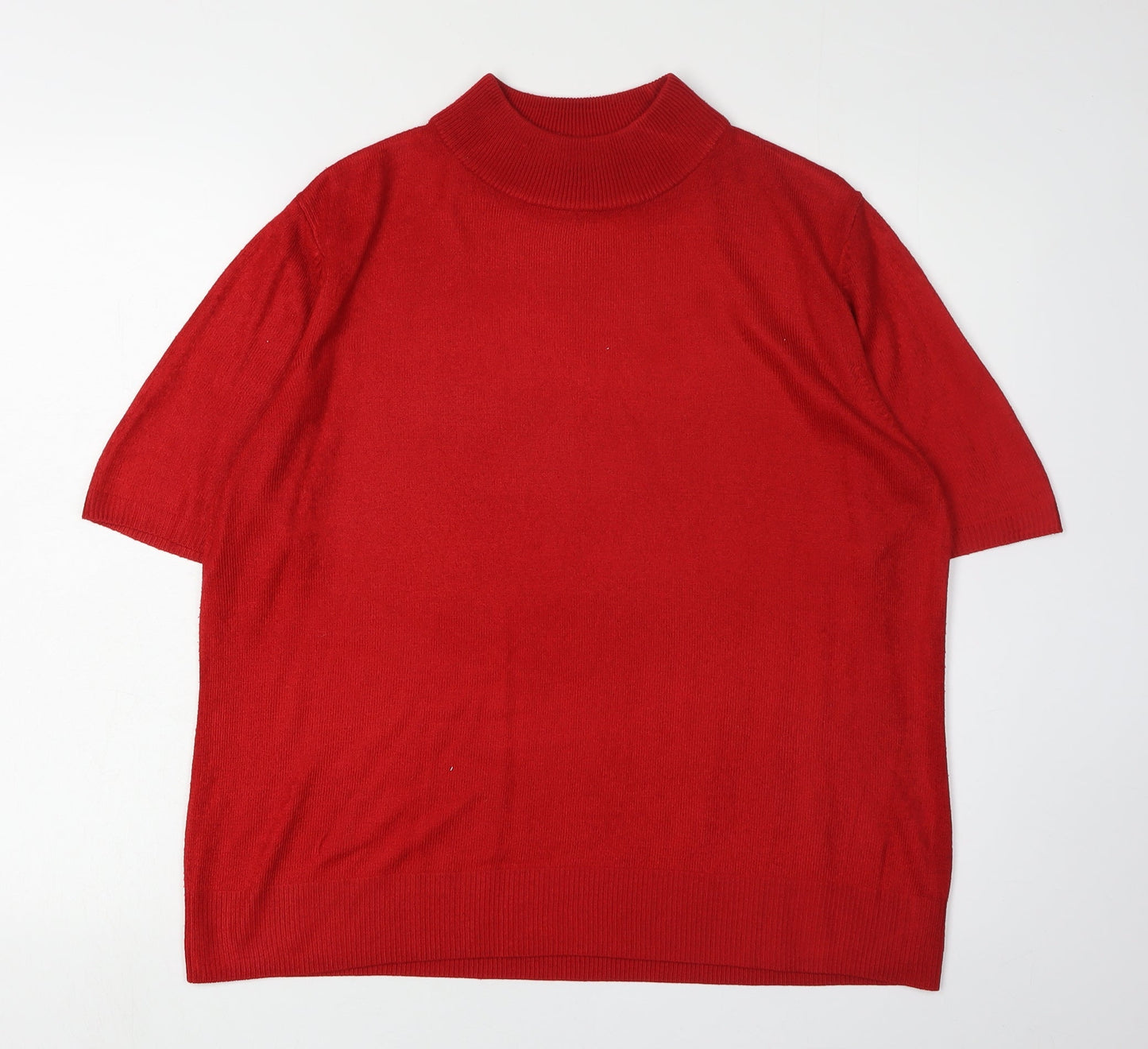 Womens UK Size M Alexara Red Pullover Jumper