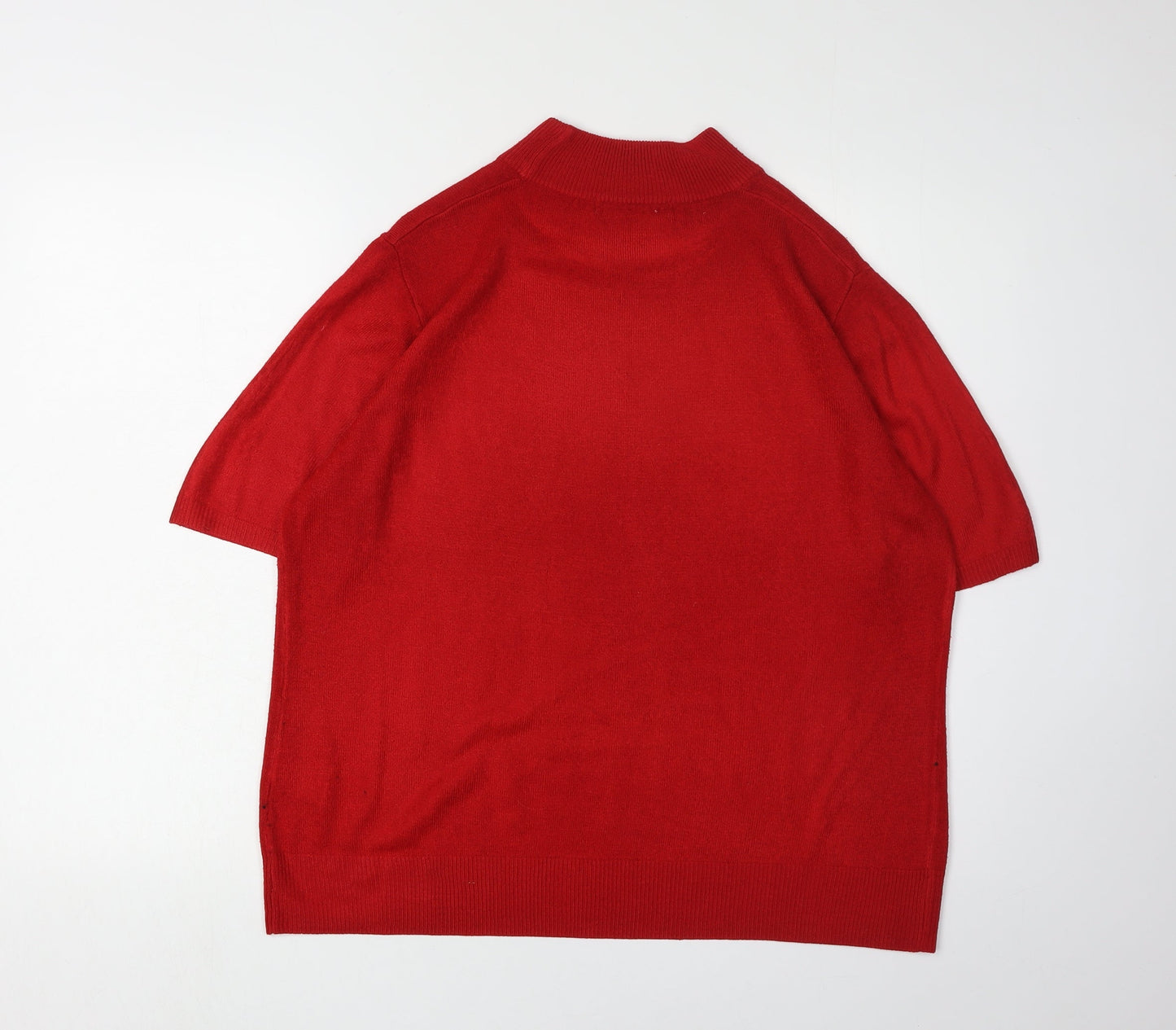 Womens UK Size M Alexara Red Pullover Jumper