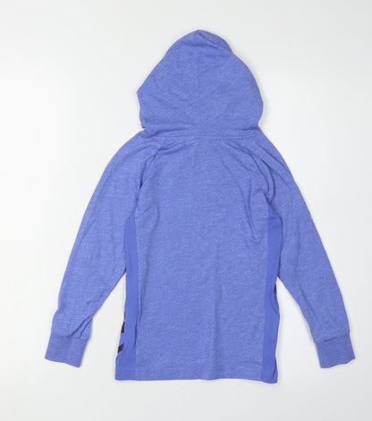 Converse Blue Girls Hoodie, 5-6 Years, Casual Lightweight