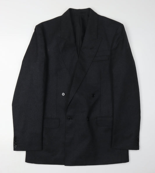 Mens UK Size 40 Centaur Regular Black Suit Jacket