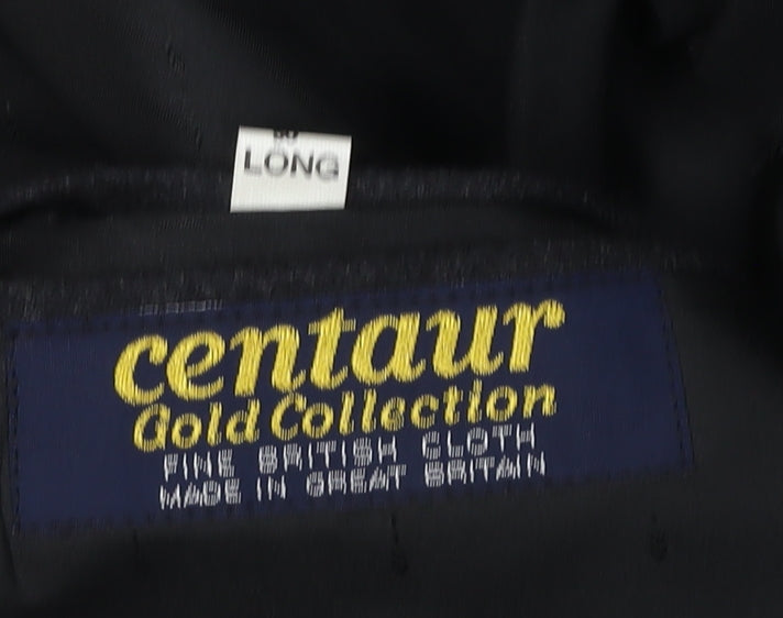 Mens UK Size 40 Centaur Regular Black Suit Jacket