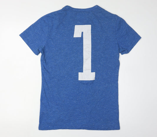 Superdry Men's Blue Athletic T-Shirt - Size S