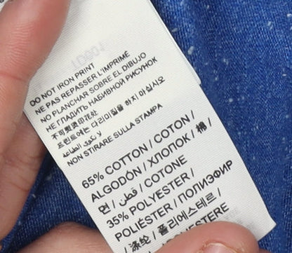 Superdry Men's Blue Athletic T-Shirt - Size S