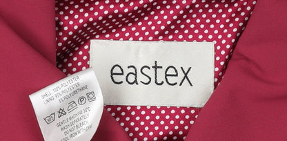 Womens UK Size 10 Eastex Red Overcoat