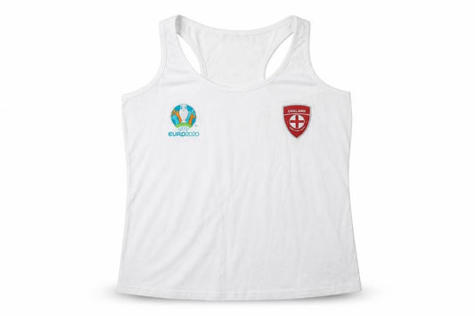 Euro 2020 England White Tank Top Unisex Adult Size 16
