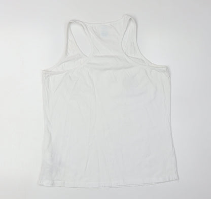 Euro 2020 England White Tank Top Unisex Adult Size 16
