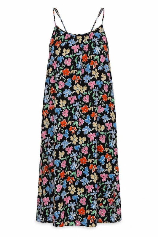 Front view of ASOS Women's Multicoloured Floral Slip Dress