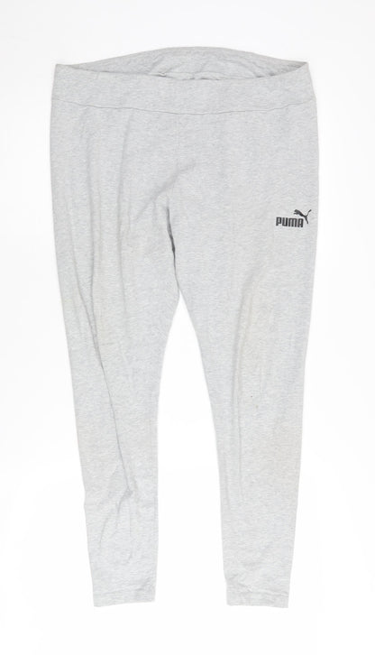 Puma Women's Grey Leggings - Size 16