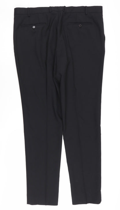 Massimo Dutti Men's Black Dress Pants Size 40