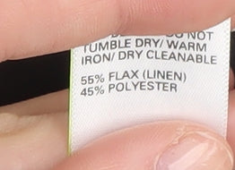 Marks and Spencer Men's Grey Linen Trousers L