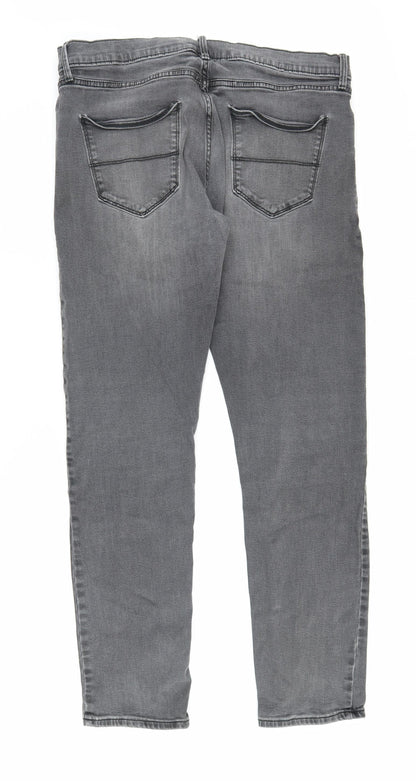 Marks and Spencer Men's Grey Slim Fit Jeans Size 36