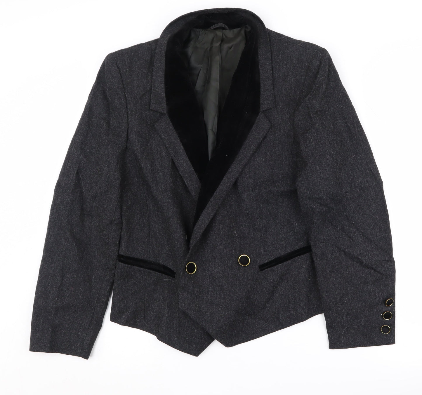 Gerry Weber Women's Black Wool Blazer Size 8