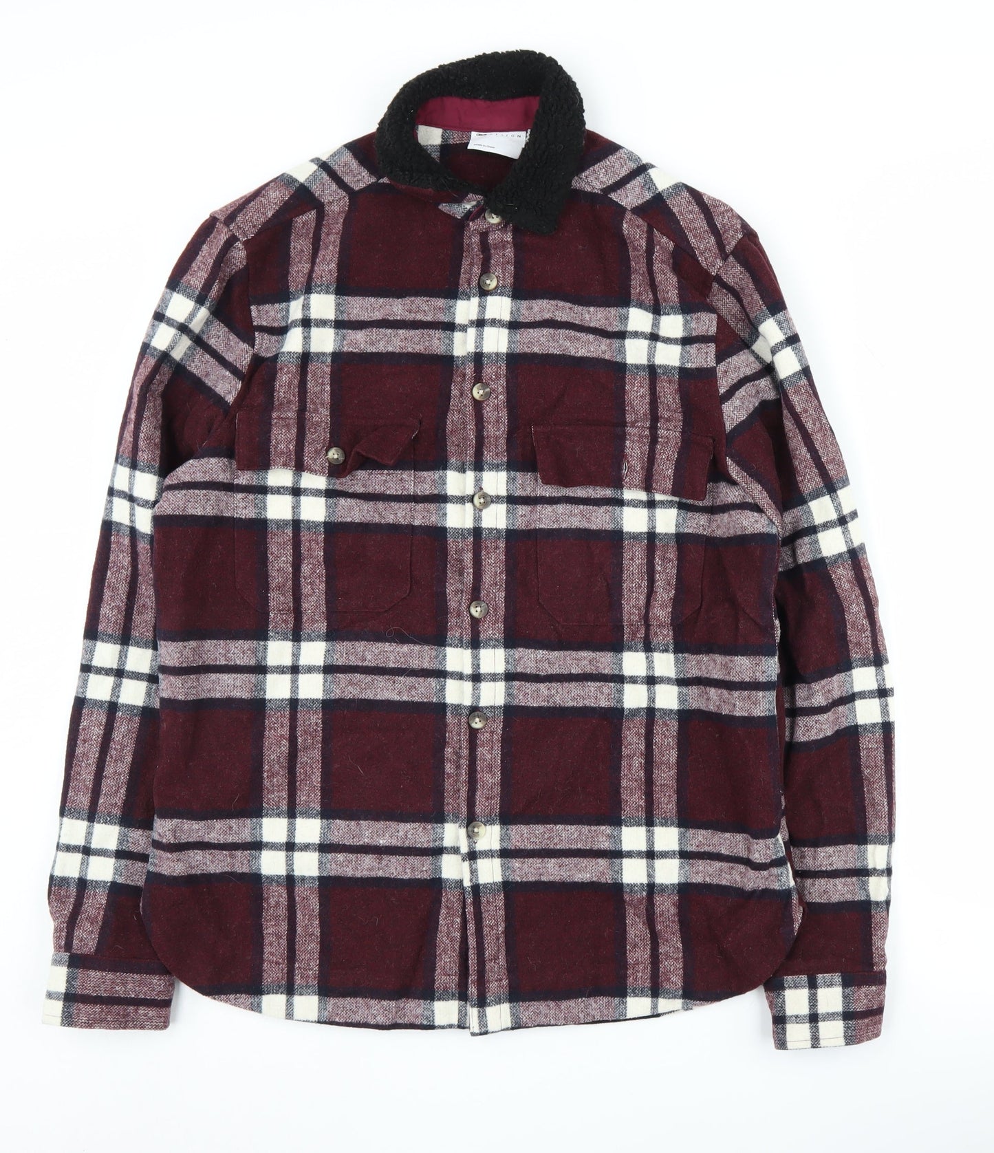 ASOS DESIGN Men's Multicoloured Plaid Shirt Size S