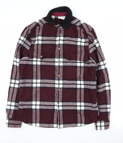 ASOS DESIGN Men's Multicoloured Plaid Shirt Size S