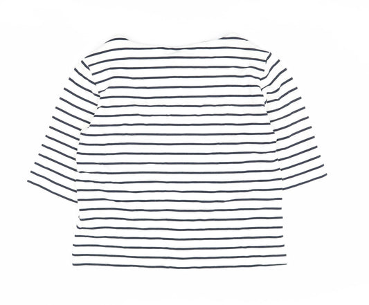 Jasper Conran Women's Striped Pullover Jumper Size 14