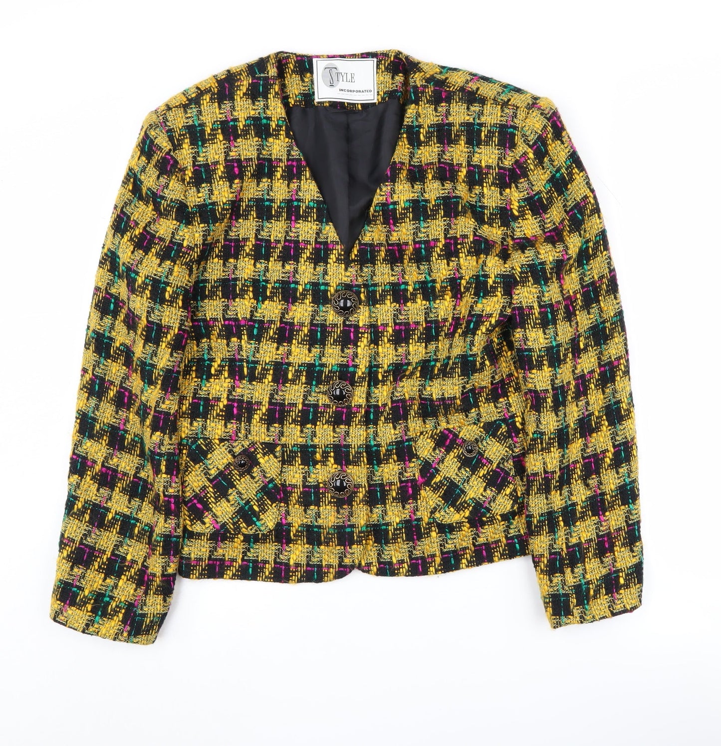Style Incorporated Women's Multicoloured Blazer Size 14