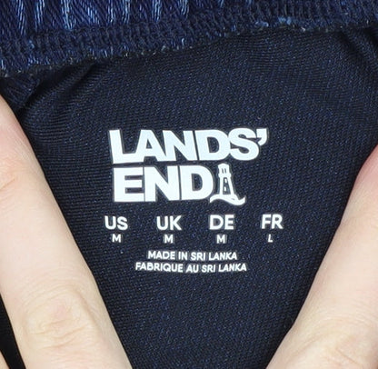 Lands' End Women's Blue Denim Trousers, M, Casual
