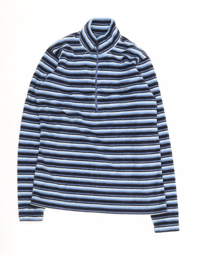 Craghoppers Women's Blue Striped Sweatshirt Size 10