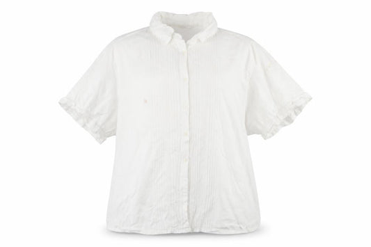 Womens UK Size 22 Ann Harvey White  Button-Up