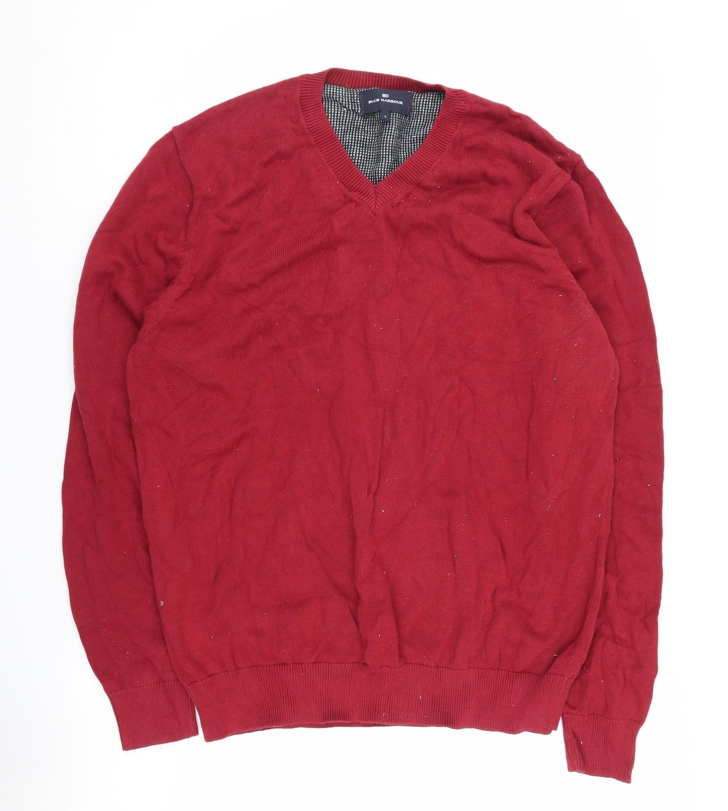 Marks and Spencer Men's L Red Pullover Jumper
