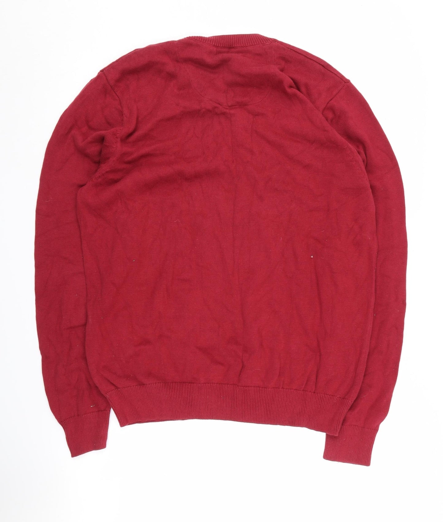 Marks and Spencer Men's L Red Pullover Jumper