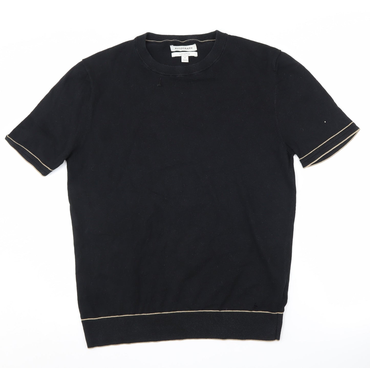 Unisex Adults UK Size M Marks and Spencer Black Pullover Jumper