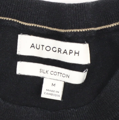 Unisex Adults UK Size M Marks and Spencer Black Pullover Jumper