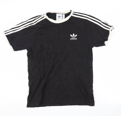 Adidas Men's Black Medium Logo T-Shirt