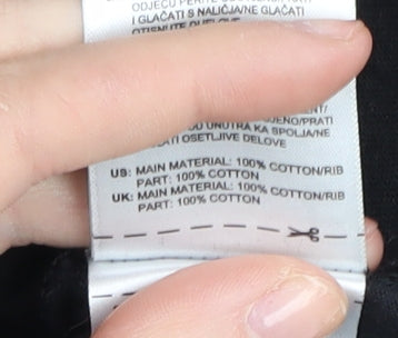 Adidas Men's Black Medium Logo T-Shirt