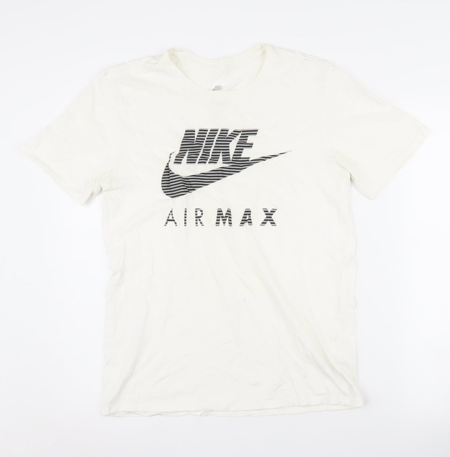 Nike Men’s White Air Max Graphic T-Shirt - Medium