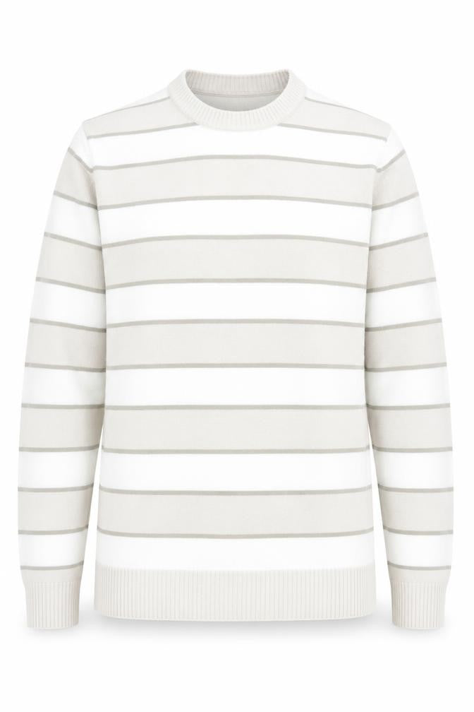 Mens UK Size M Marks and Spencer Beige Pullover Jumper