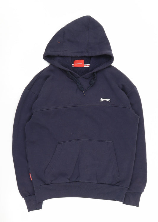 Mens UK Size M Slazenger Blue Pullover Hoodie