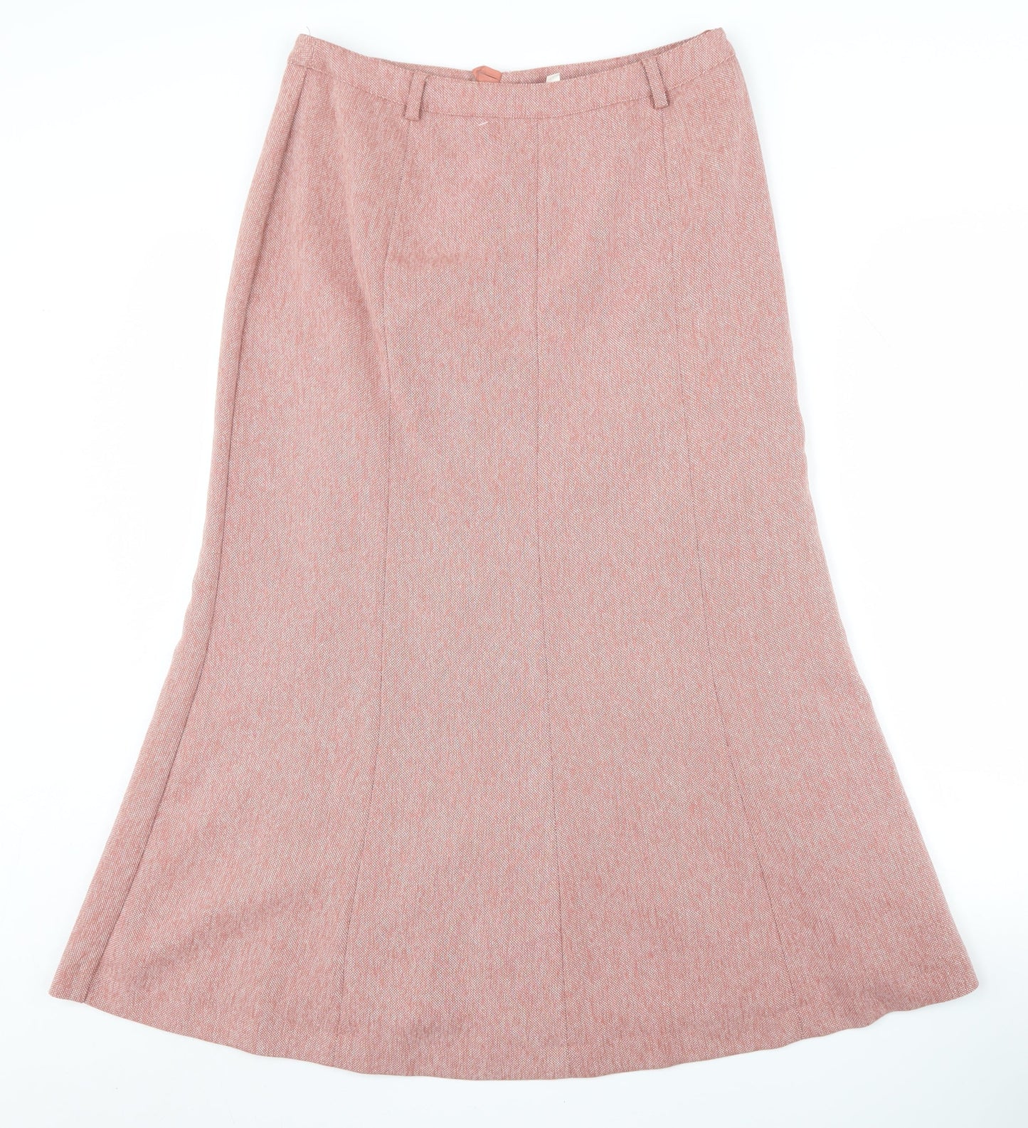 Heine Women's Pink A-Line Midi Skirt Size 12