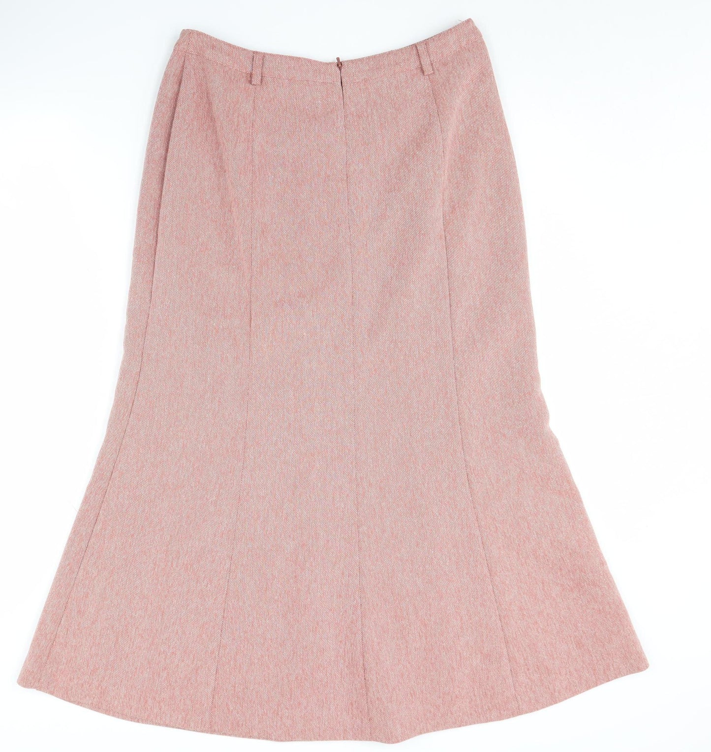 Heine Women's Pink A-Line Midi Skirt Size 12
