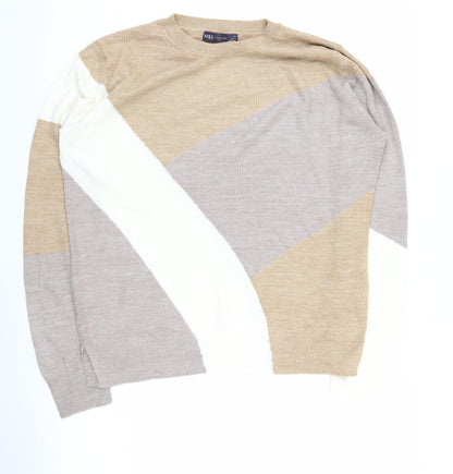 Womens UK Size 10 Marks and Spencer Beige Pullover Jumper