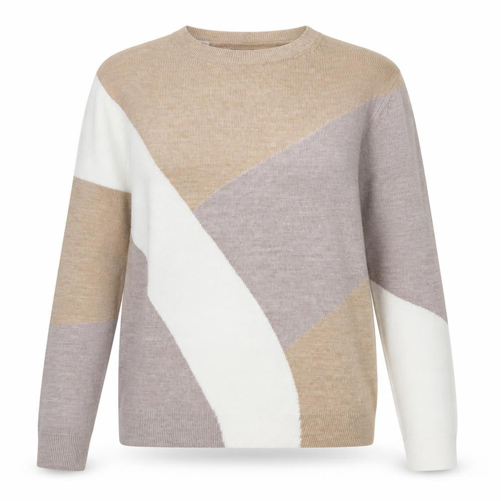 Womens UK Size 10 Marks and Spencer Beige Pullover Jumper