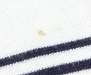 Blue Harbour Men's Ivory Striped Cotton Cashmere Jumper L