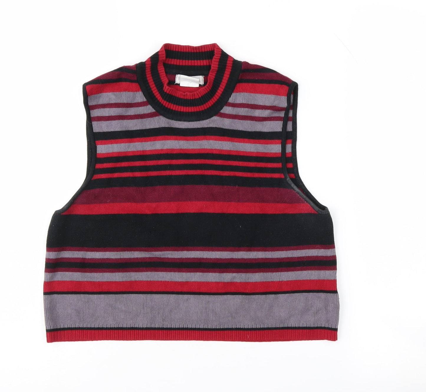 Womens UK Size L Cooperative Multicoloured Vest Jumper